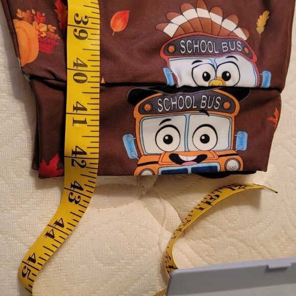 #088 Fall School Bus Joggers  Size: TC3 (26W -28W)🍁🍁 - Picture 8 of 8